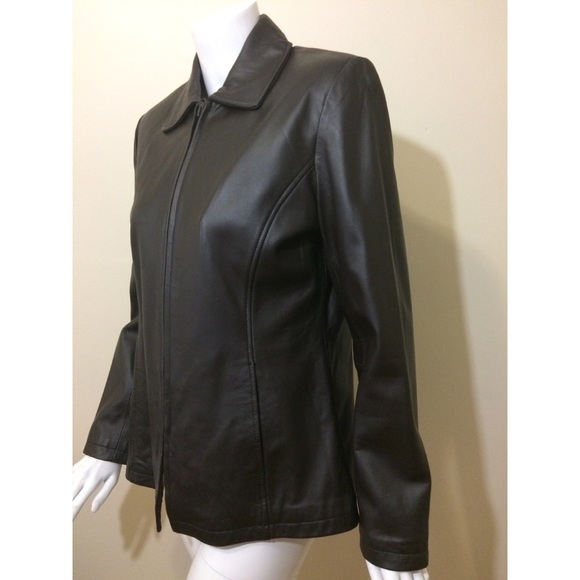 Hillard \u0026 Hanson Jackets \u0026 Coats | Hillard \u0026 Hanson Genuine Leather Jacket | Color: Brown | Size: M | Lupillacova's Closet